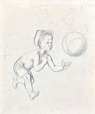 [Круг Лебедева] Пахомов Алексей Федорович (1900—1973)Мяч. 1926 г.