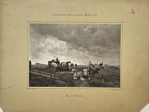 [коллекция АВ] Герман Байш (Hermann Baisch 1846-1894) Пейзаж. Вторая половина XIX в.