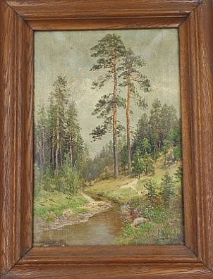(П) [Приписывается] Фёдоров Семен Фёдорович (1867-1910) - Ручей. Конец ХIX - Начало ХХ в. ...