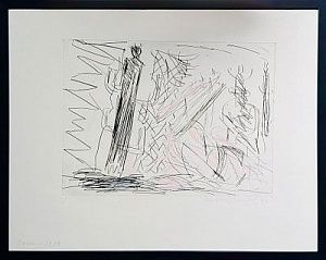 (М) Кудряшов Олег Александрович (1932–2022) - Композиция. Доска № 2288. 1993 г. Бумага, сухая ...