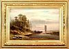 (М) *Гине Александр Васильевич (1830-1880) - Рыбаки у берегов Валаама. Третья четверть XIX в. ...
