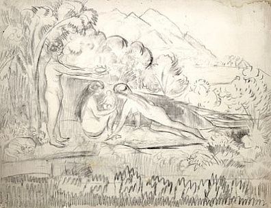 (М) [Из коллекции Боровой Т.А.] Ульянов Николай Павлович (1875-1949) - Без названия. Бумага, ...