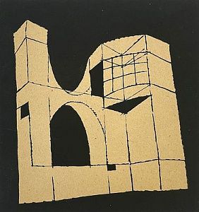 [Круг Лебедева] Тамби Владимир Александрович (1906-1955) - Пустота киоск. 1927 г. Бумага, тушь ...