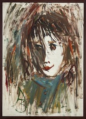 (М) Зверев Анатолий Тимофеевич (1931-1986) - Портрет женщины. 1970-е гг. Холст, масло 77 х 58 ...