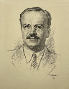 Королев Иван Павлович (1888–1942) Портрет В.М. Молотова. 1940 г.