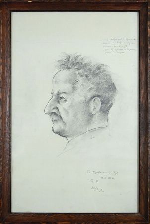 Вильямс Петр Владимирович (1902-1947) Портрет С. Орджоникидзе. 1932 г.