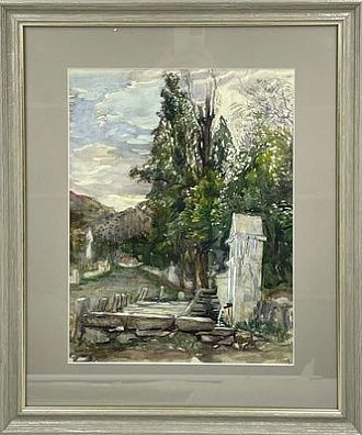 (П) Горб Татьяна Владимировна (1935 - 2013) Заброшенный портик.