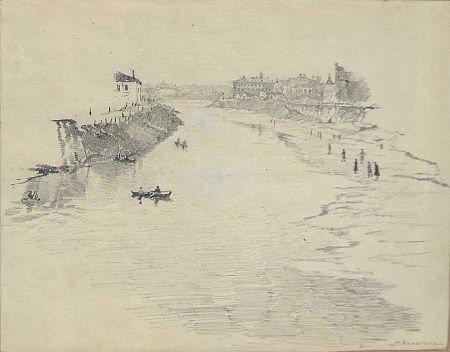 Ксидиас Перикл Спиридонович (1872-1942) Пейзаж у реки