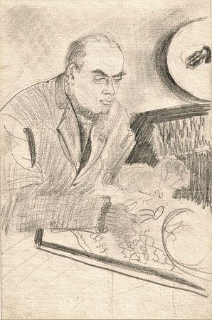 Лебедев Владимир Васильевич (1891-1967) Автопортрет
