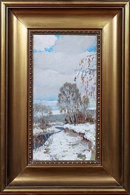 (П) Егоров Андрей Афанасьевич (1878-1954) Последний снег. Первая четверть ХХ в.