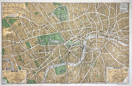 [Из частной коллекции N] Карта Лондона. Homeland association ltd.