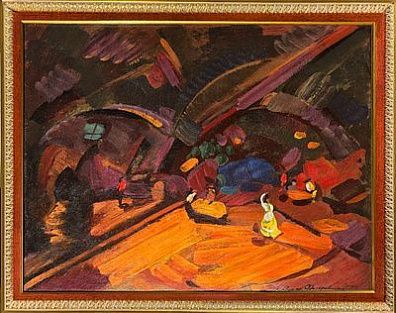 (М) [ТОП-ЛОТ] Федоровский Федор Федорович (1883-1955) - В таверне. Эскиз театральной декорации ...
