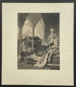 Неизвестный гравер 
Безголовые вельможи перед султаном. 1830-е гг.