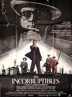 (П) Киноафиша к фильму «Неприкаса́емые» (англ. The Untouchables, 1987 г.) Бумага, печать 160 х ...