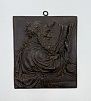 (П) Леонард Пош (Posch Leonard, 1750-1831)- автор модели - Барельеф. Ученый - Апостол Иоанн ...