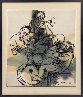 (П) Михайлов Вячеслав Саввич (1945 г.р.)Музыканты. 1996 г.