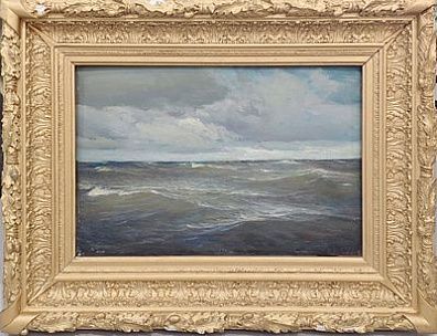 (П) Бубликов Николай Евлампиевич (1871 - 1942) - Морской пейзаж. ХХ в. Холст, масло 48,5 х 32 ...