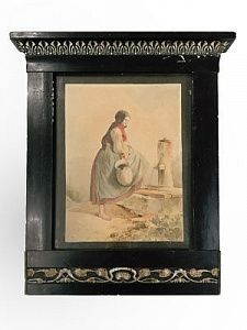 (П) [Предположительно] Йохан Хоррак (1815 - 1870) - Женщина у колодца. 1854 г. Бумага, ...