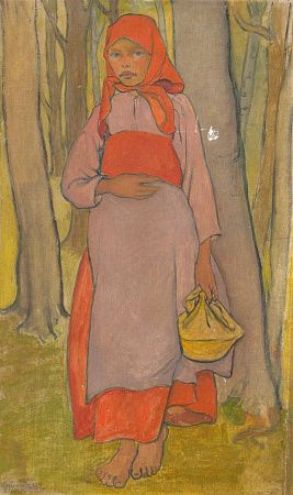 Кругликова Елизавета Сергеевна (1865-1941) Молодая крестьянка