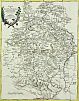 (П) Карта Московской и Воронежской губернии. Венеция, 1782 г. Бумага, офорт 52 х 39 см