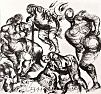 (М) Чубаров Евгений Иосифович (1934-2012) - Фигуры. 1997 г. Бумага, тушь. 35 х 38 см ПОДПИСЬ И ...