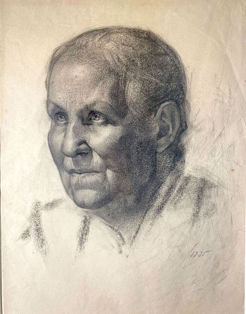 Дормидонтов Николай Иванович (1898-1962) Портрет матери. 1930-е гг.
