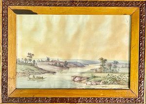 (П) Немировский Леопольд (1810-1883) - Восточная Сибирь. 1856 г. Бумага, акварель 15,5 х 23 см ...