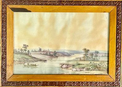 (П) Немировский Леопольд (1810-1883) - Восточная Сибирь. 1856 г. Бумага, акварель 15,5 х 23 см ...
