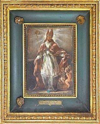 (М) Неизвестный художник - Николай Чудотворец, епископ Мир Ликийских воскрешает трех отроков. ...
