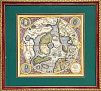 (П) [ТОП-ЛОТ] Герард Меркатор (Gerhard Mercator; 1512 - 1594) Карта Северного полюса ("Septentrionalium Terrarum descriptio" [1595]). 1609 г. Изд. Йодокус Хондиус [лат. Jodocus Hondius].