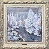 (М) Альтман Александр (1885-1950) - Зимний пейзаж. 1920-е гг. Холст, масло. 65,1 х 65 см ...