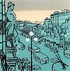 * (П) Ивлев Павел Филатович (1901-1991) - Невский у Елисеевского. Из серии «Ленинград. Конверты ...