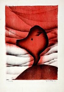 (П) Израилевич Григорий Александрович (1924-1999) - Никита (Хрущев). 1962 г. Бумага, ...