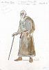 Коровин Константин Алексеевич (1861-1939) - Старец. Эскиз костюма для постановки оперы Князь ...