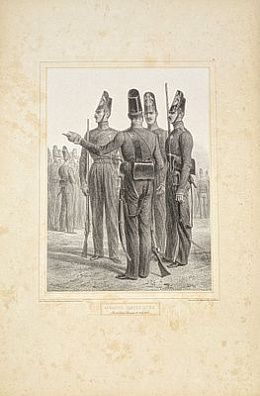 (П) Раффе Огюст (Raffet Denis-Auguste-Marie) (1804–1860) - автор оригинала - Арнауты из ...
