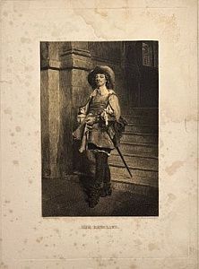 (М) С оригинала Мейссонье, Жан Луи Эрнеста (1815-1891)Кавалер. XIX в.