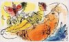 (П) Шагал Марк Захарович (1887–1985) - Аккордеонист. 1957 г. Бумага, литография. 39 х 23 см ...