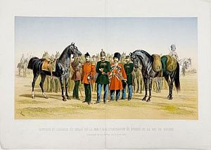 (П) Встреча Императора Пруссии и Росси 6 июня 1867. Изд. Lemercier, 1868 г. Бумага, литография. ...