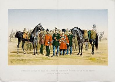 (П) Встреча Императора Пруссии и Росси 6 июня 1867. Изд. Lemercier, 1868 г. Бумага, литография. ...