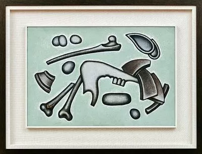 (М) Краснопевцев Дмитрий Михайлович (1925-1995) - Кости, камни, раковины, черепки. 1966 г. ...