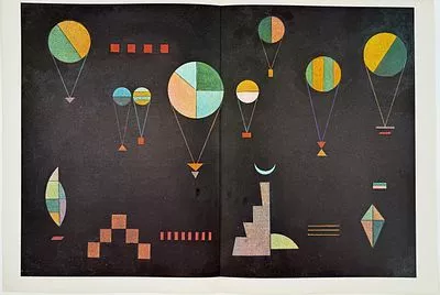 (П) Кандинский Василий Васильевич (1866 - 1944) - Мелко-глубоко, издание "DLM". 1965 г. Бумага, ...