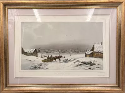 (П)* Адам Жан-Виктор Винсент (Jean-Victor Vincent Adam, 1801–1867) - автор рисунка, Ловернь ...