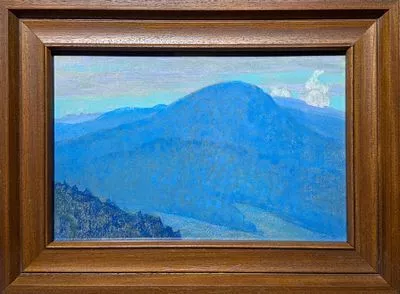 (М) Смирнов-Русецкий Борис Алексеевич (1905-1993) - Закарпатье. Синева гор. 1965 г. Бумага, ...