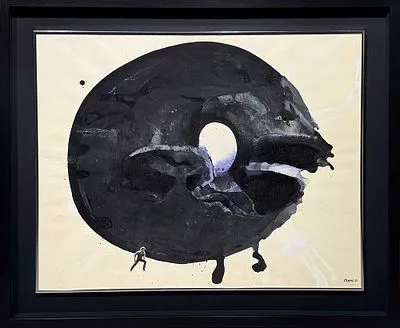 Беленок Петр Иванович (1938-1991) - Кит. 1991 г. Бумага, тушь, темпера, коллаж. 61 х 76 см ...