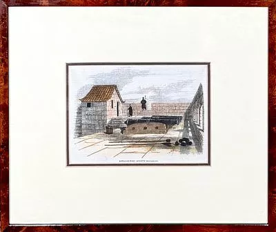 (М) Неизвестный гравер Форт Ковлон (Kowloon Fort). Гонконг, 1857 г. 