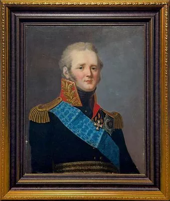(М) Щукин Степан Семенович (1762-1828) - Портрет Императора Александра I. 1809-1812 гг. Холст ...