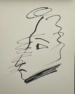 (М) Кропивницкий Лев Евгеньевич (1922–1994) - Пушкин. Иллюстрация к книге стихов Г. Сапгира ...