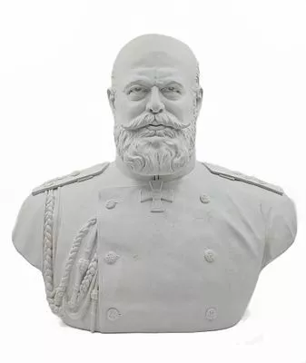 (П) [Предположительно] Павел Васильевич Шмаков (1862–?) - Бюст Императора Александра III. ИФЗ, ...