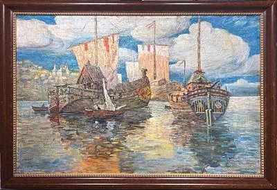 (М) [Приписывается] Горбатов Константин Иванович (1876-1945) Корабли. 1912 г.