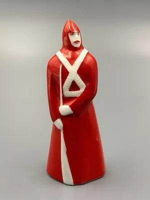 (П) Статуэтка «Красноармеец», Краснодарский завод «Чайка», 1960-90 гг. Фарфор, роспись Выс. 9,9 см